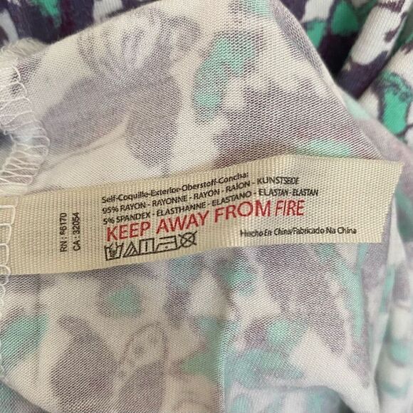 Free People Intimately Butterfly Paisley Print Top NWT Size Extra Small - Picture 4 of 5